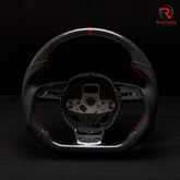 Revolve carbon fiber Flat Customized Sport Steering Wheel 2012-2016 RS S A 4 5 6 7 Q3 - revolvesteering